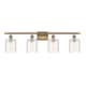 Option Deco Swirl / Brushed Brass Finish