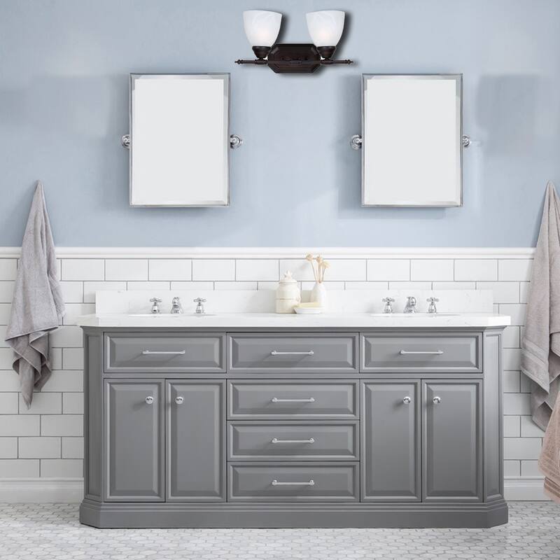 Jeffrey Oil Rubbed Bronze Finish 2-light Vanity Fixture