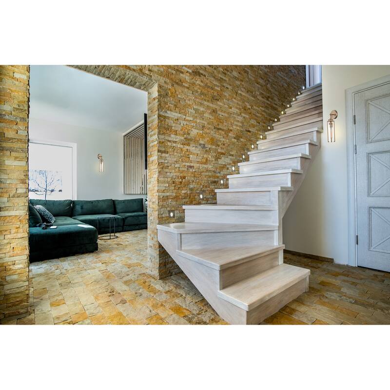 Marina - 1 Light Sconce with Clear Glass - Burnished Brass Finish