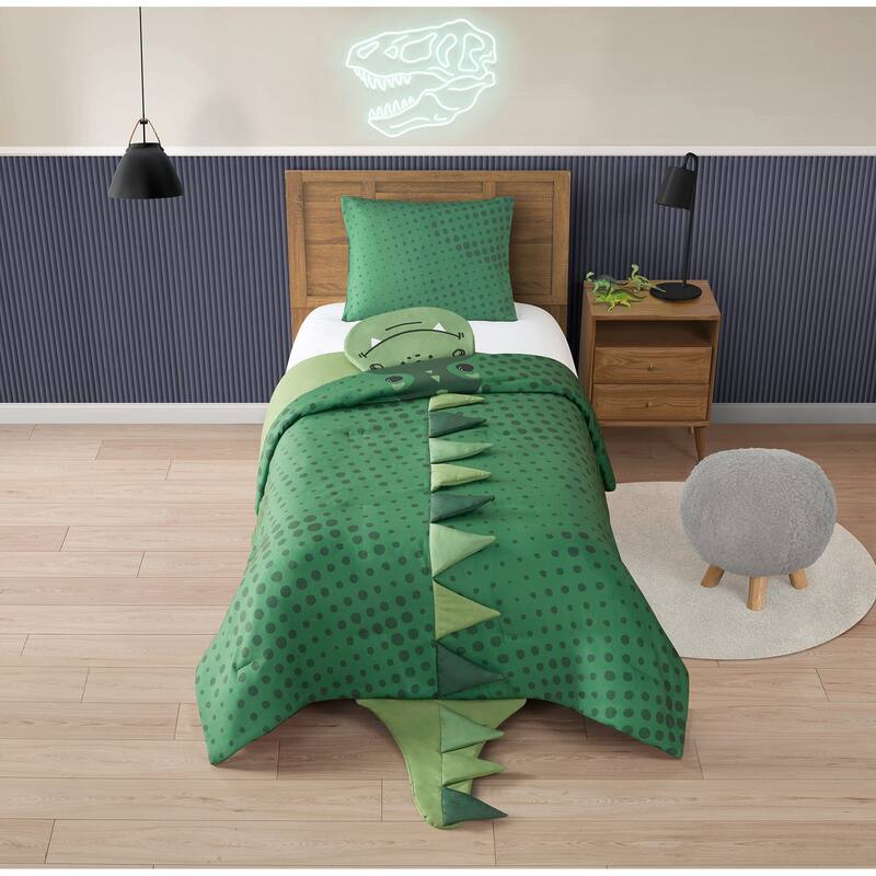 3D Animal Juvenile Comforter Set