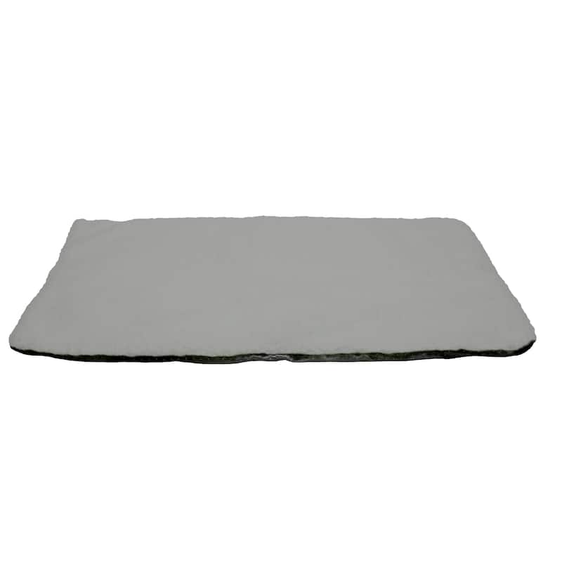 PETMAKER Self-Heating Pet Bed Crate Mat with Washable Sherpa Cover