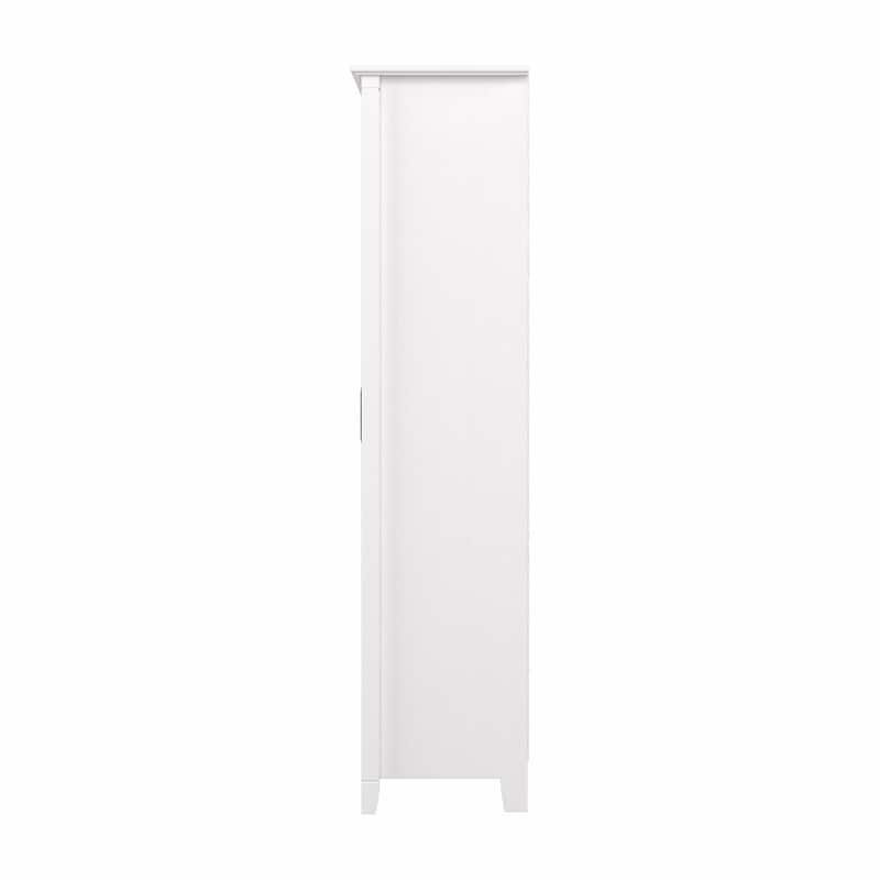 Key West Tall Storage Cabinet with Doors and Shelves by Bush Furniture