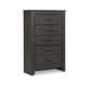 preview thumbnail 26 of 38, Signature Design by Ashley Brinxton Urban Charcoal Dresser