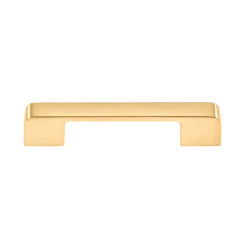 Utopia Alley Marino Pull Handle - Decorative Cabinet Drop Pull Handles for Cabinets, 3.75"/5.0" Center to Center - 3.75" 1 pack - Brushed Brass