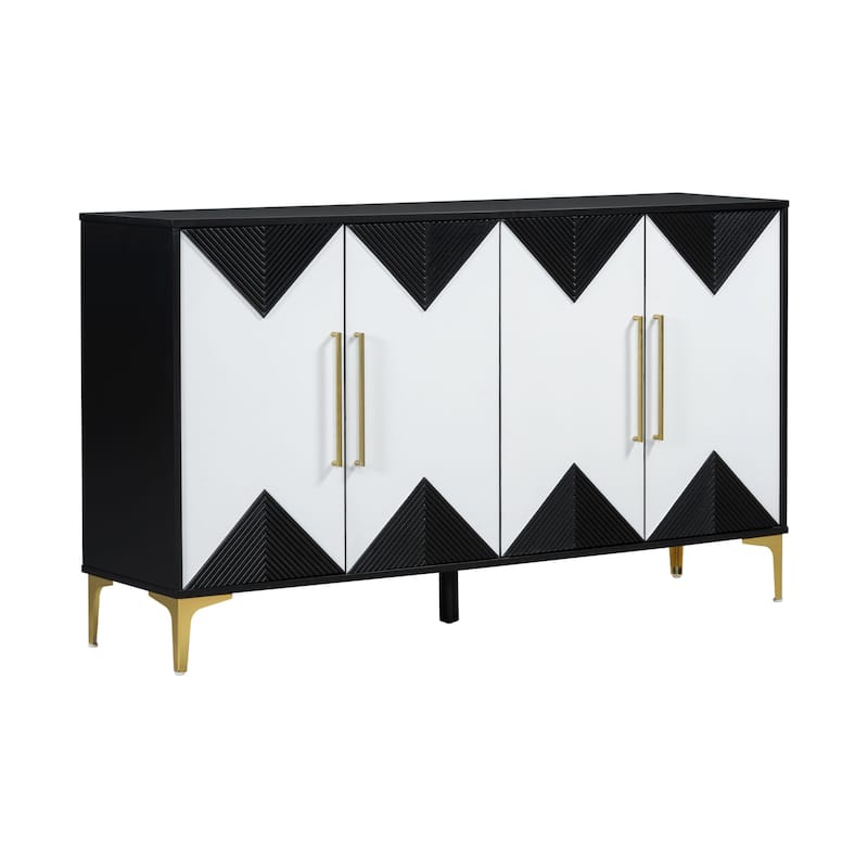 Unique Four Door Cabinet