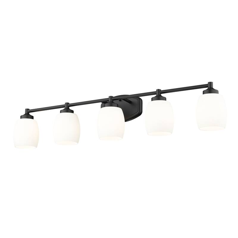 Kendrick 5 Light Vanity in Matte Black