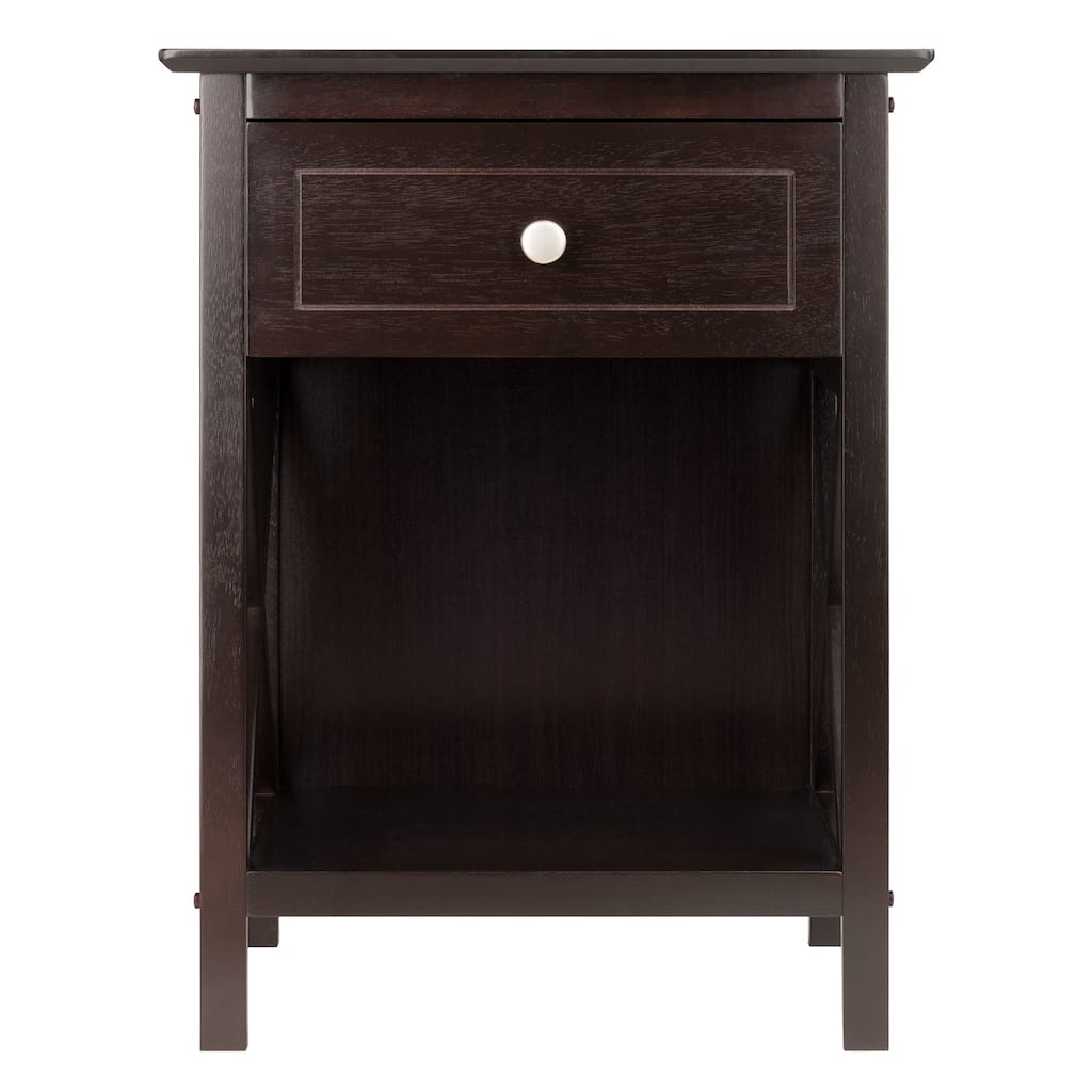 Xylia Accent Table, Nightstand, Coffee - 18.9"W x 14.9"D x 25"H