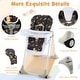 preview thumbnail 8 of 7, Baby High Chair w/ 7 Height & 3 Footrest Adjustable Cup holder 2