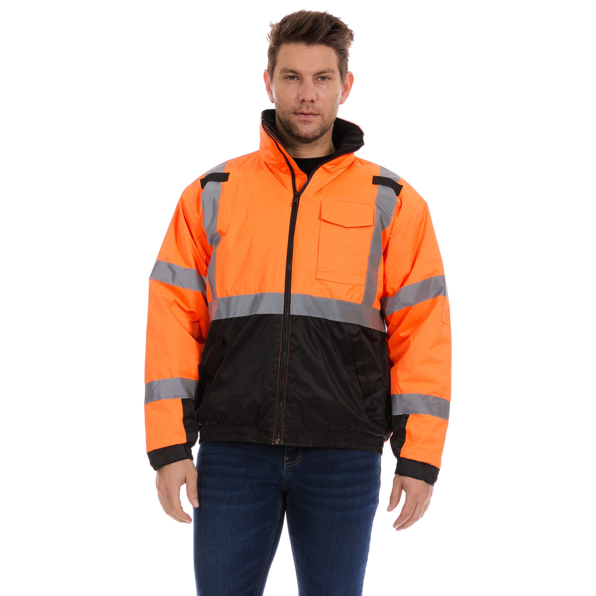 Bass Creek Outfitters Mens Polytwill Safety Jacket - Bed Bath