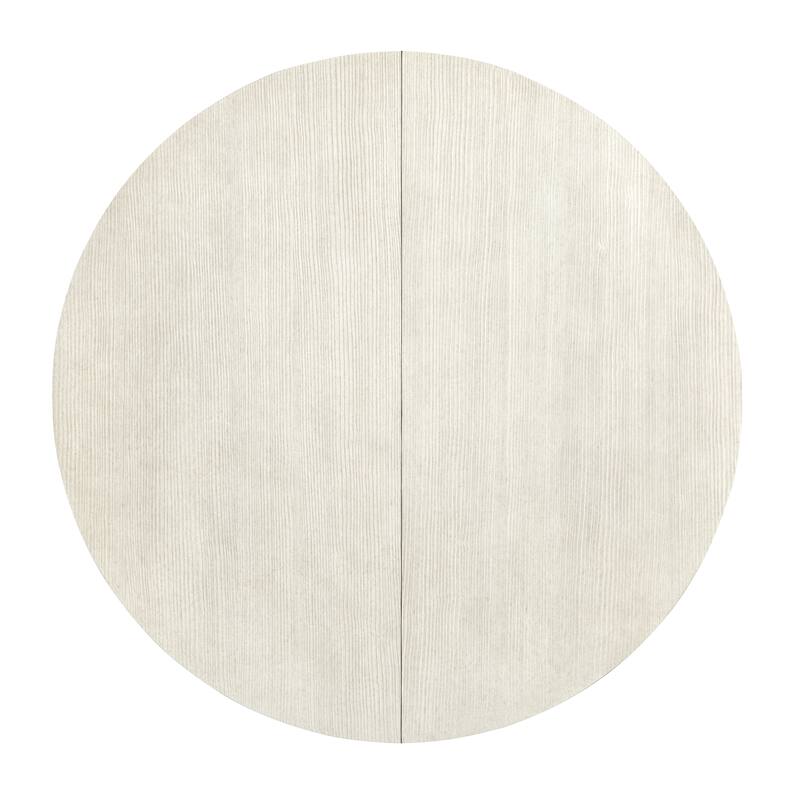 Magnussen Home Lorelei Misty Cloud Extendable 54" Round Dining Table - 54''W x 54''D x 29.75''H