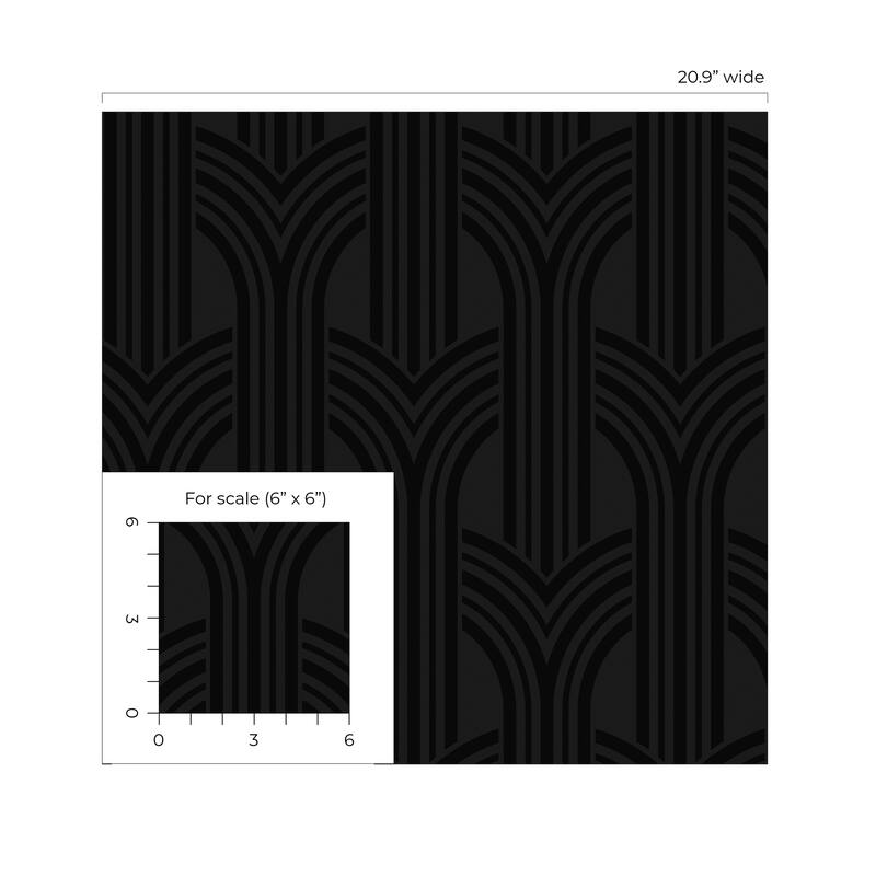 Seabrook Designs Hendrix Arches Non-Woven Unpasted Wallpaper