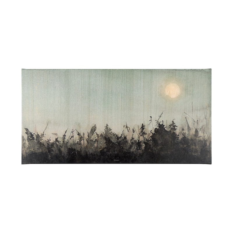 Moon Sets, Sun Rises I (40 x 20) Canvas Art Print - Large