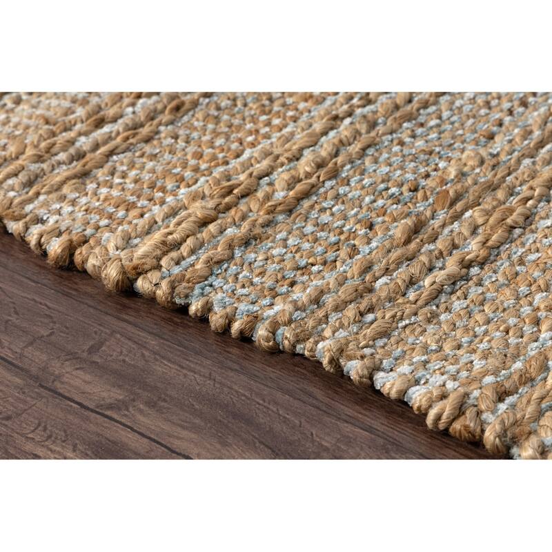 Sevita Neveah Farmhouse Jute and Chenille Indoor Area Rug