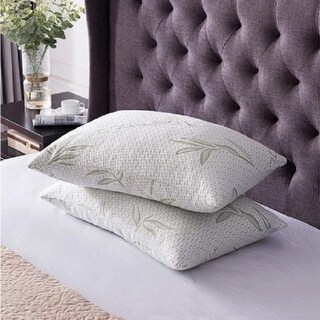Queen Bamboo Hypoallergenic Memory Foam Pillow