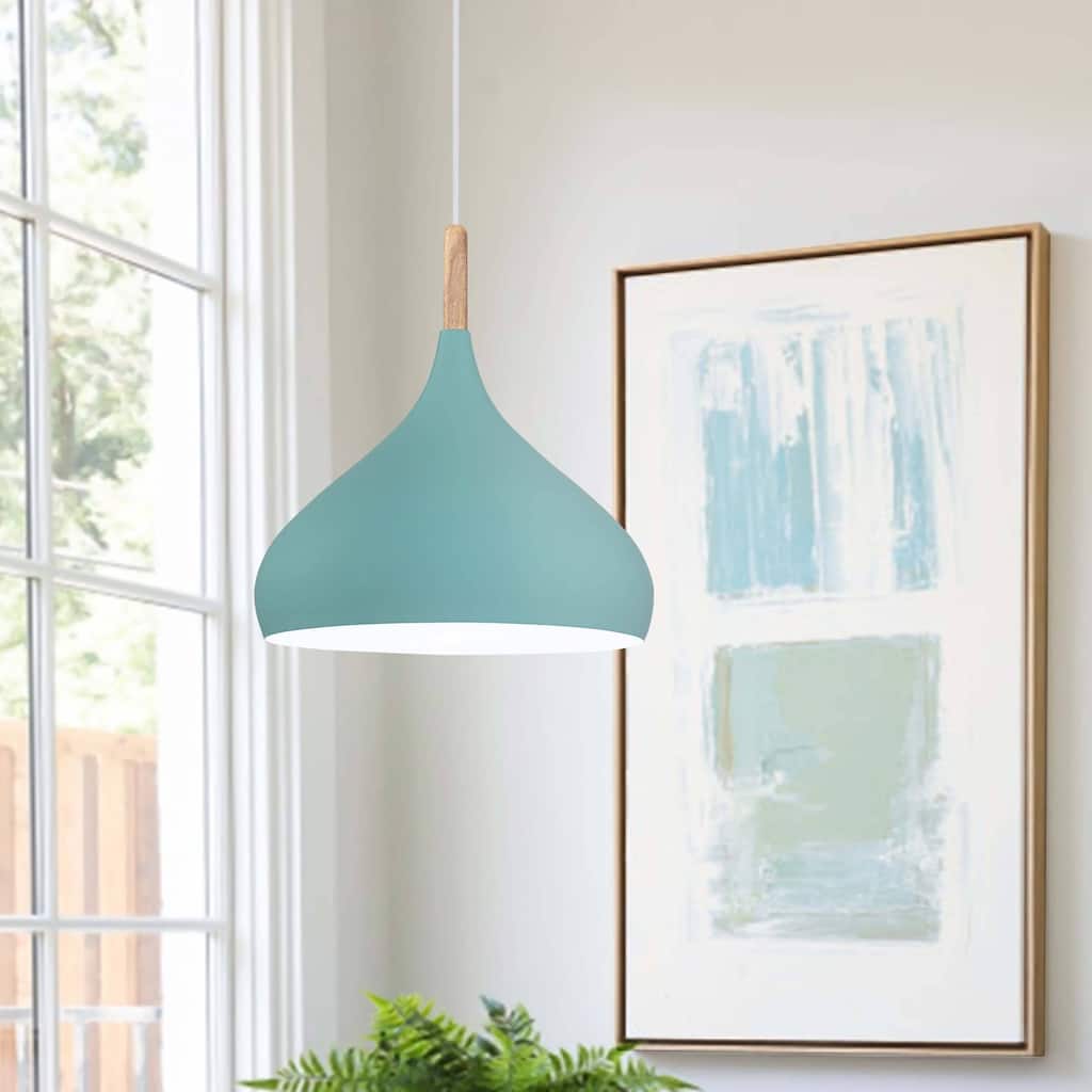 1 - Light Modern Dimmable Single Dome Pendant