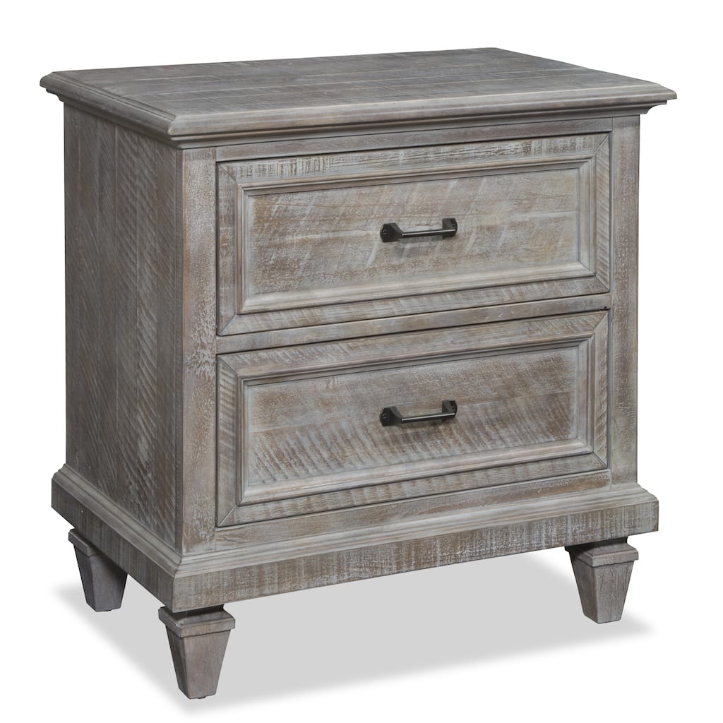 Magnussen Home Lancaster Dovetail Grey Drawer Nightstand