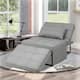 Zenova 4-1 Adjustable Sofa Bed Folding Convertible Chair Sofa Sleeper Ottoman Sofa Seat - Grey