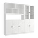 preview thumbnail 8 of 34, Combined BookShelves Kitchen Cabinet Display Cabinet Pantry Bookcase