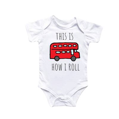 England Bus London - Baby Boy Girl Clothes Infant Bodysuit Funny Cute Newborn