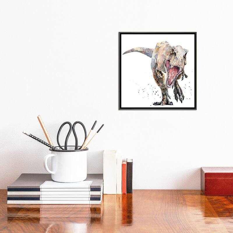 iCanvas "I Am A Pussycat, Honest" by EdsWatercolours Framed
