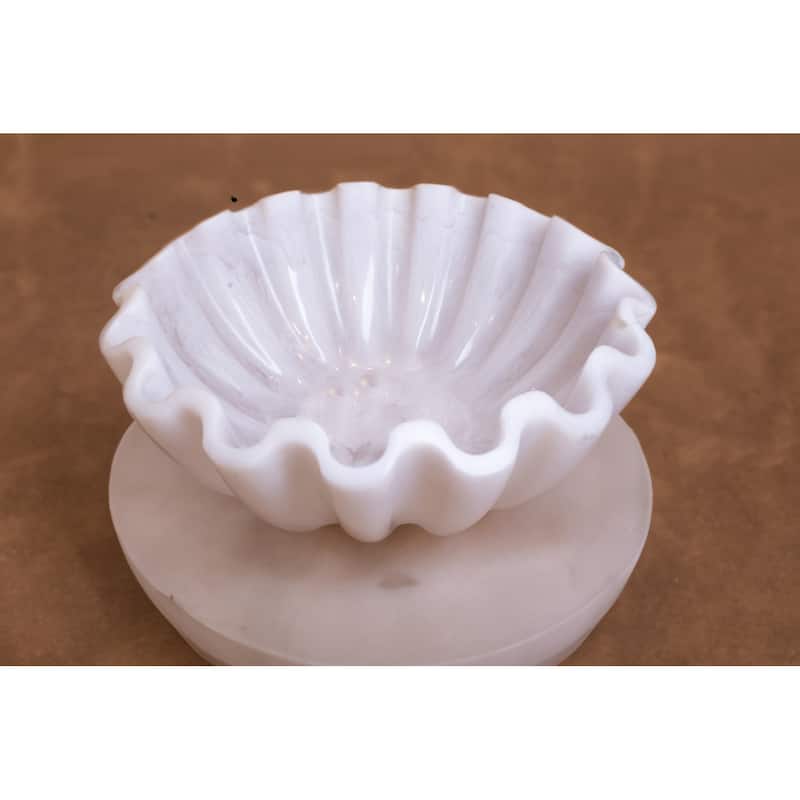 White Salad Bowl Dia 11.80" - White