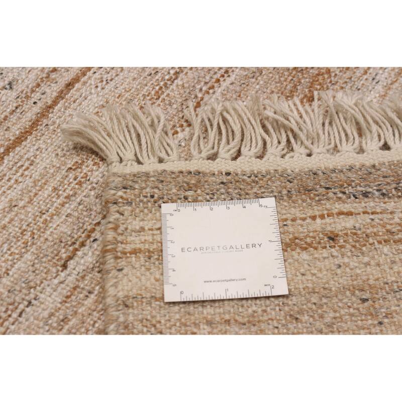 Boho Tan Kilim 5'5" x 7'6" - 5'5 x 7'6