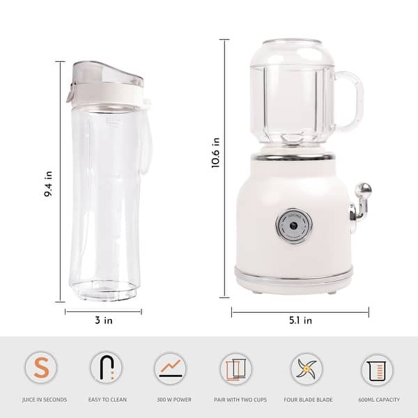 Portable Smoothie Blender Smoothie Maker with 20.3 oz Travel Bottle 5