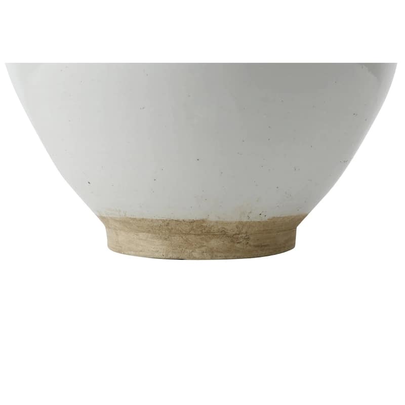 Artissance 14 in. Tall Off White Porcelain Clara Vase with Four Handles