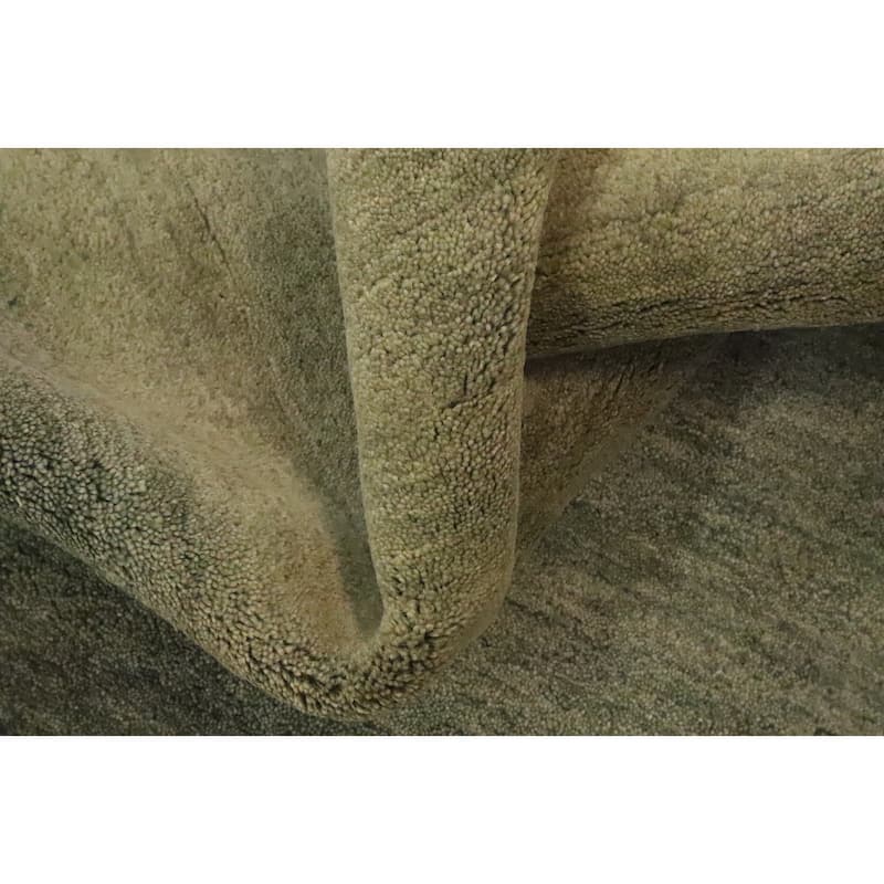 Hand Knotted Oriental 100% Wool Carpet Modern Stripe Multi-Colored Gabbeh Area Rug - 8' 0'' X 5' 2''