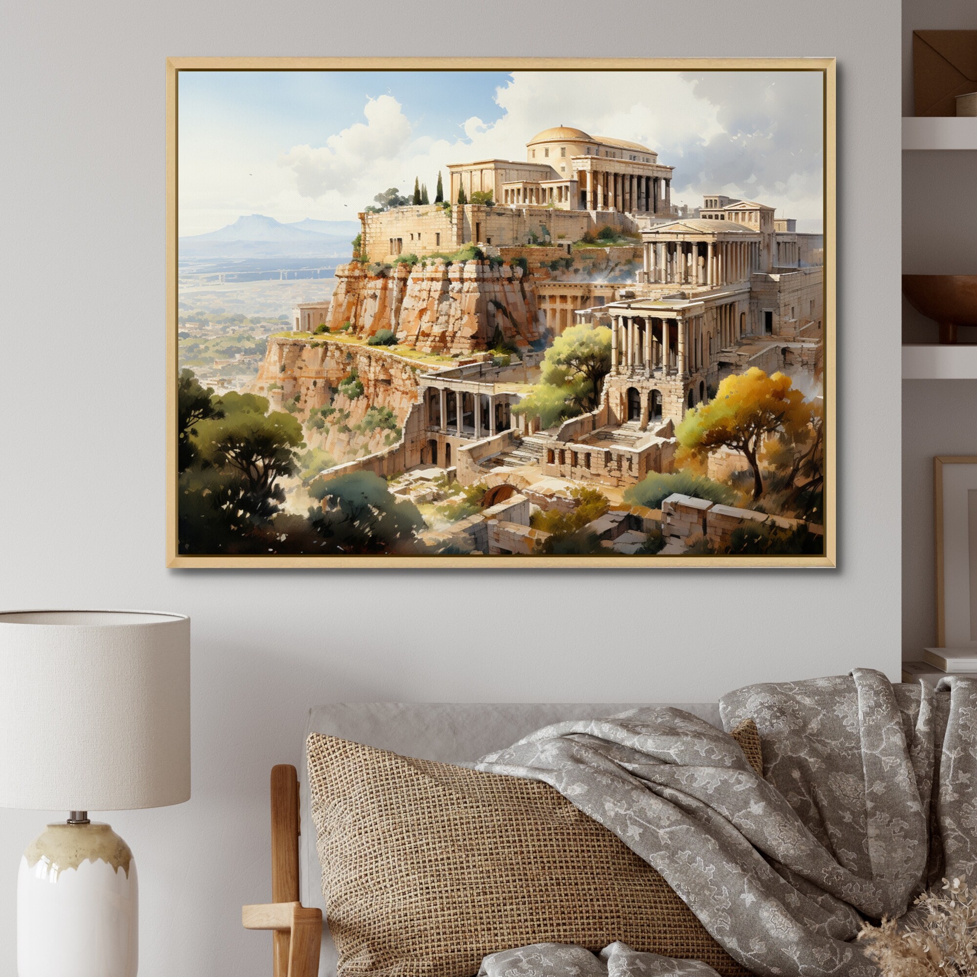 8 x 10 Canvas - 1.5 inch Image Wrap - Athens Art & Frame