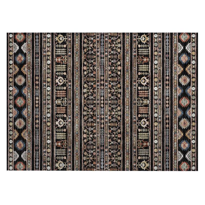 Machine Washable Indoor/ Outdoor Boho Moroccan Chantille Rug