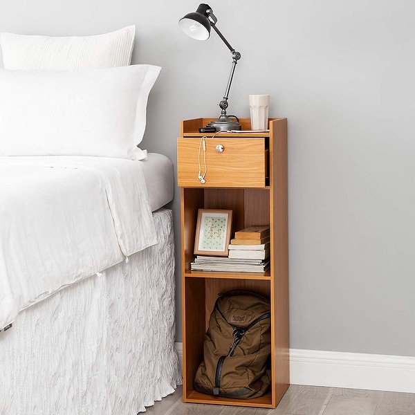 Tall narrow sale nightstand