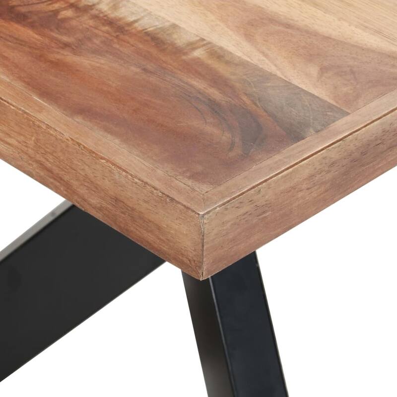 vidaXL Solid Wood Dining Table with Honey Finish Wooden Furniture Multi Sizes