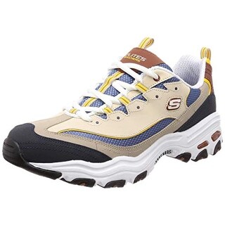 skechers d'lites mens brown