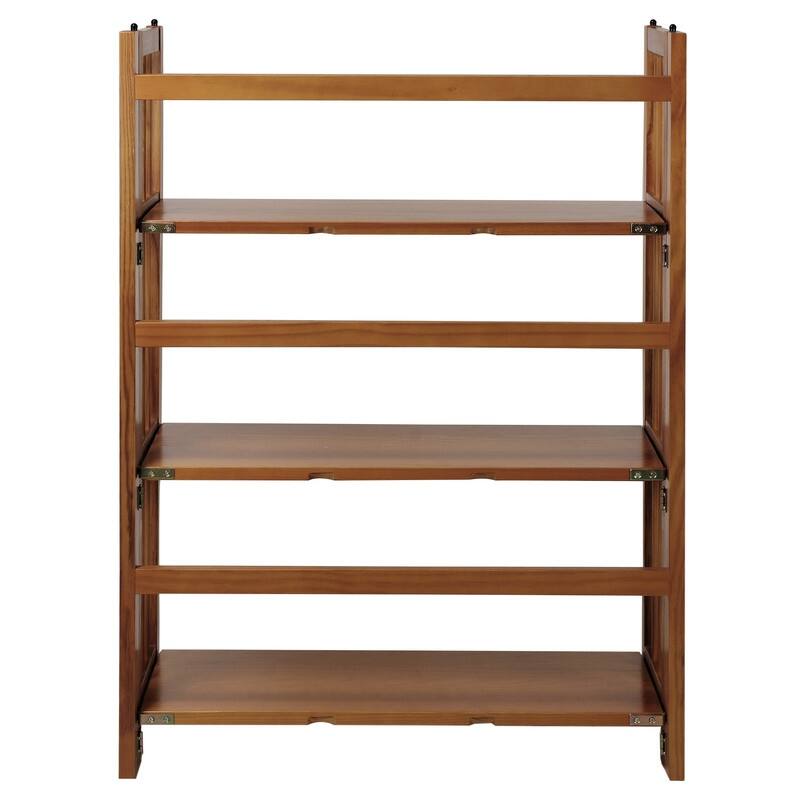 Porch & Den Edgemont Folding Stackable 27.5-inch Bookcase