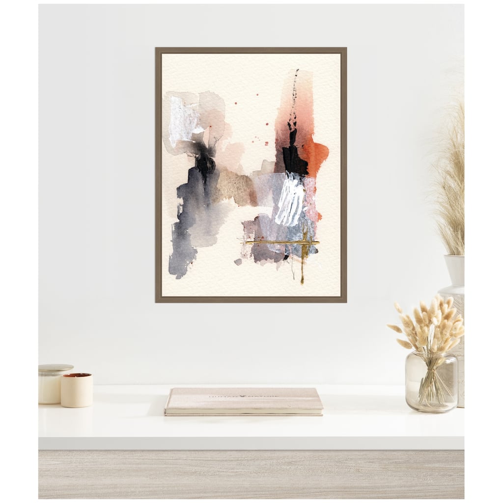 Kate and Laurel Sylvie Urban Wanderer 1 Framed Canvas by Xizhou Xie