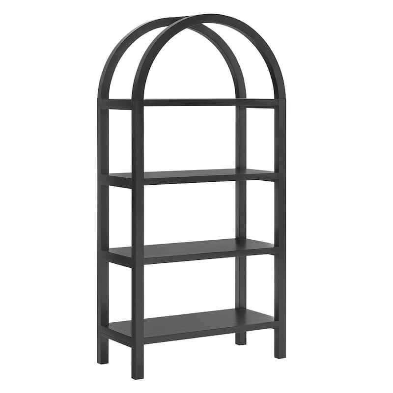 Vexley 60 Inch Wide Arched Bookshelf