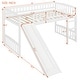 preview thumbnail 6 of 19, Twin Size Loft Bed with Slide and Ladder