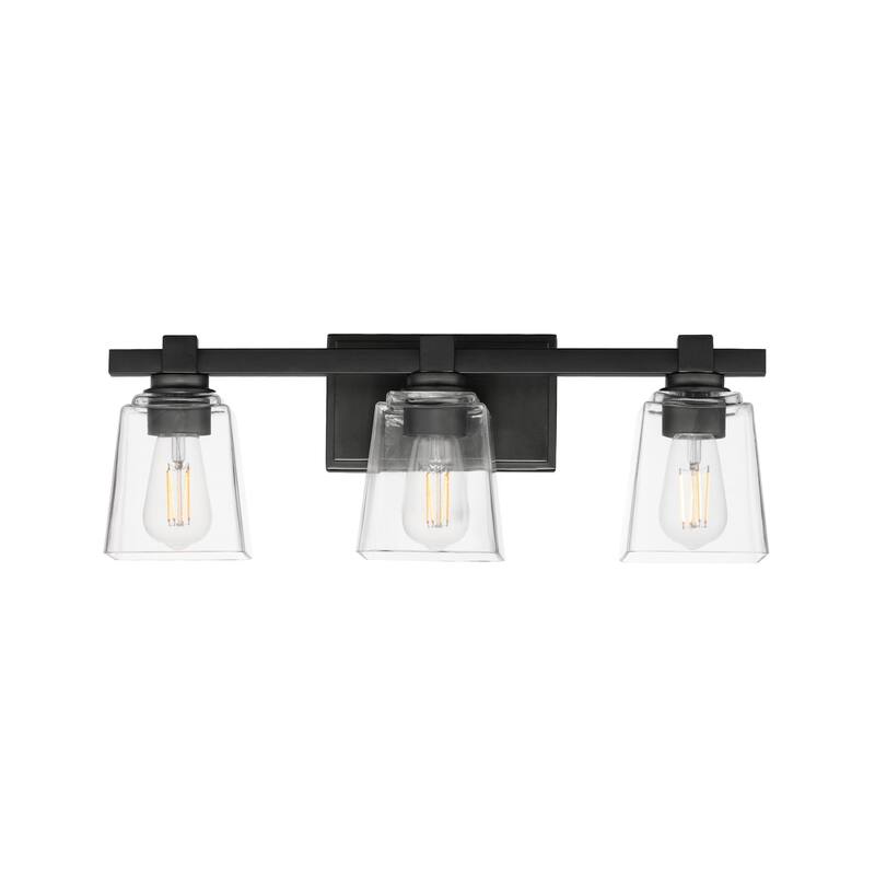 Maxim 21383 Cubos 3 Light 8" Tall Wall Sconce - Black