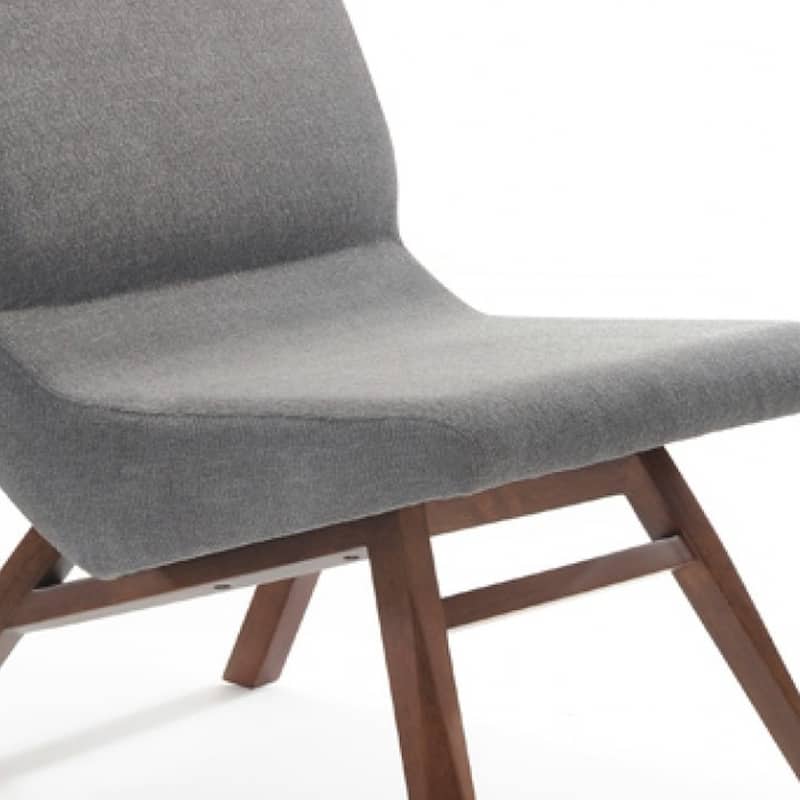 22" Upholstered Lounge Chair With Ottoman for Living Room Seating - 22” x 27” x 32”