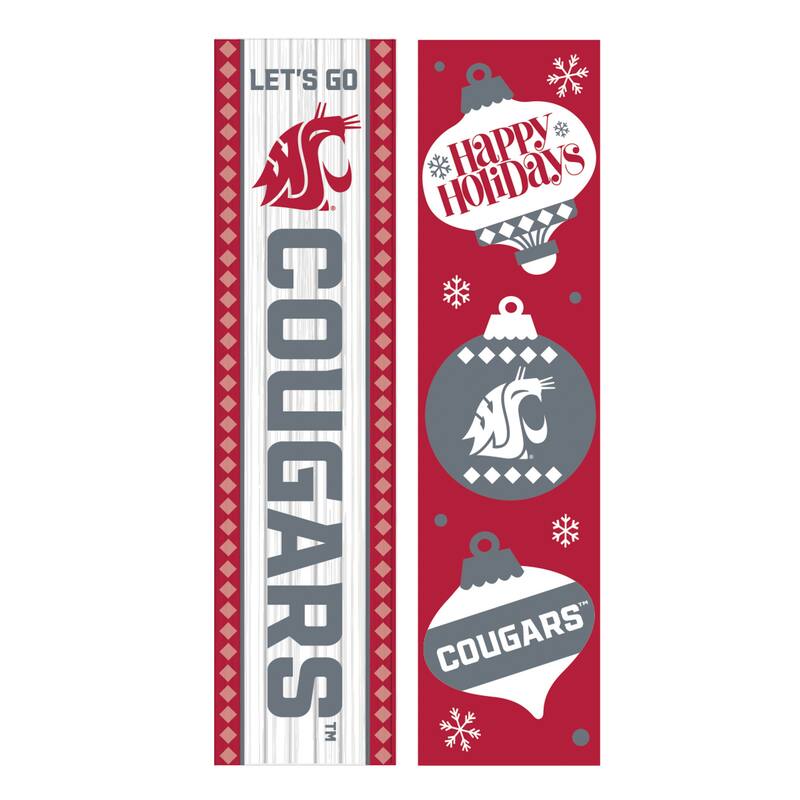 47" Double Sided Seasonal Porch Leaner, Washington State University - 47" x 11.25"