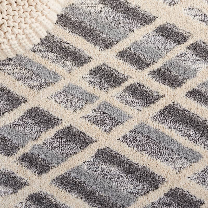 Martha Stewart Lucia Shag Bosiljka Contemporary Rug - 8' x 10'