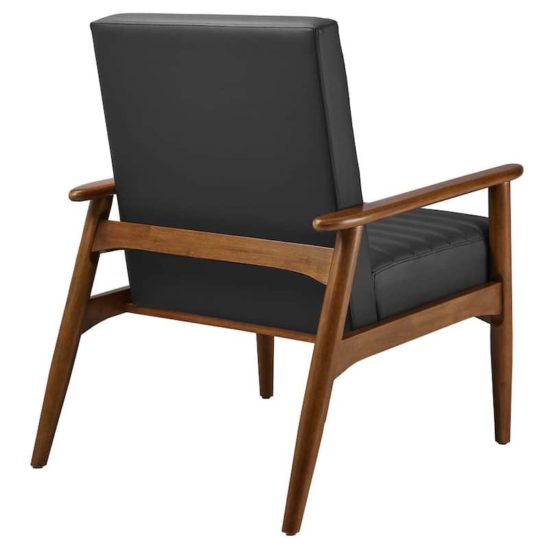 Jensen Vegan Leather Accent Chair in French Oak Tan