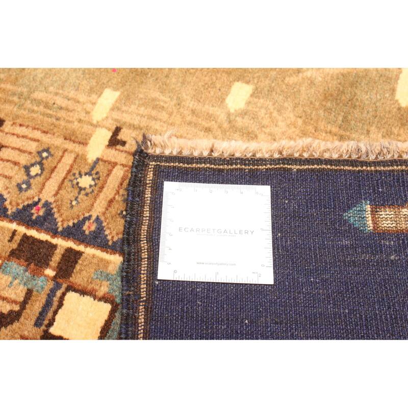 ECARPETGALLERY Hand-knotted Teimani Brown Wool Rug - 2'8 x 4'8
