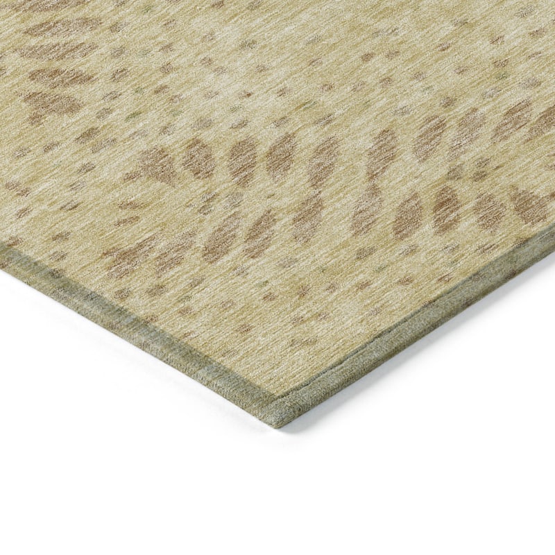 HomeRoots Floral Transitional Rectangle Outdoor Rug