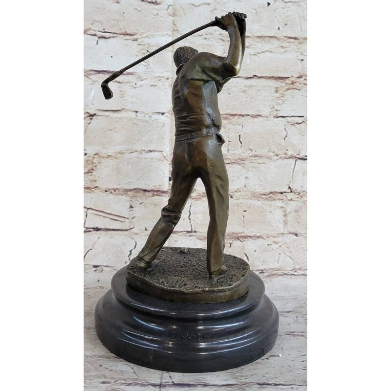 Ben Hogan Male Golfer Sports Memorabilia Golf Club Art Pga Bronze Marble Statue