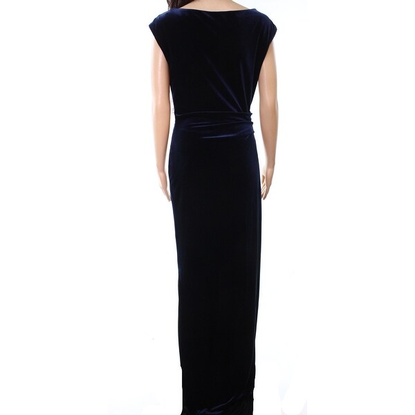 vince camuto cowl neck velvet gown