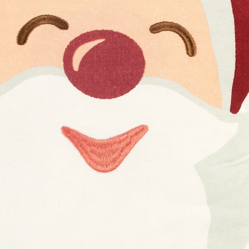 Lush Decor Santa Smile Decorative Pillow Single