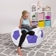 preview thumbnail 62 of 187, Kids Bean Bag Chair Cover Stuffed Animal Storage or Toy Organizer