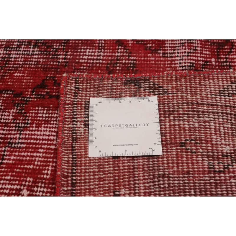 ECARPETGALLERY Hand-knotted Color Transition Red Wool Rug - 5'6 x 8'9